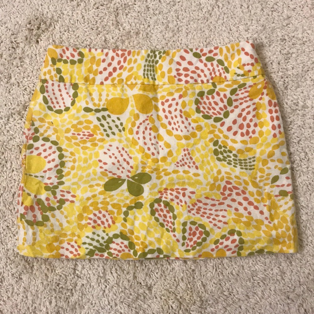 Printed mini skirt